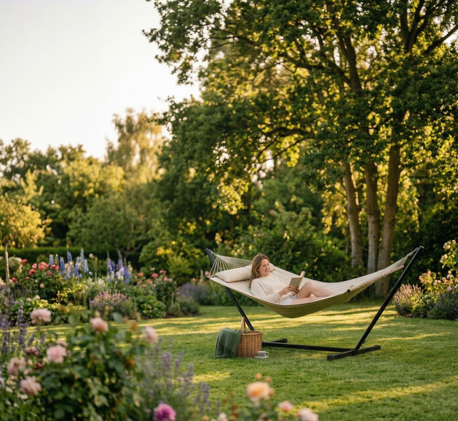 Premium garden hammock